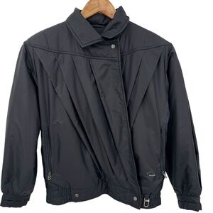 Vintage Bogner Women’s Technical Asymmetric Black Ski Winter Jacket